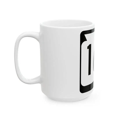 WIS 166 (Wisconsin) (Road Sign) White Coffee Mug - Go Mug Yourself
