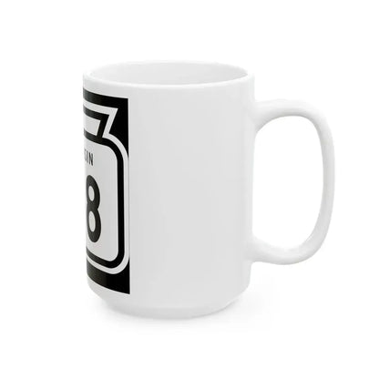 WIS 168 1958 (Wisconsin) (Road Sign) White Coffee Mug - Go Mug Yourself