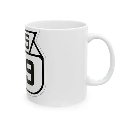 WIS 169 1938 (Wisconsin) (Road Sign) White Coffee Mug - Go Mug Yourself
