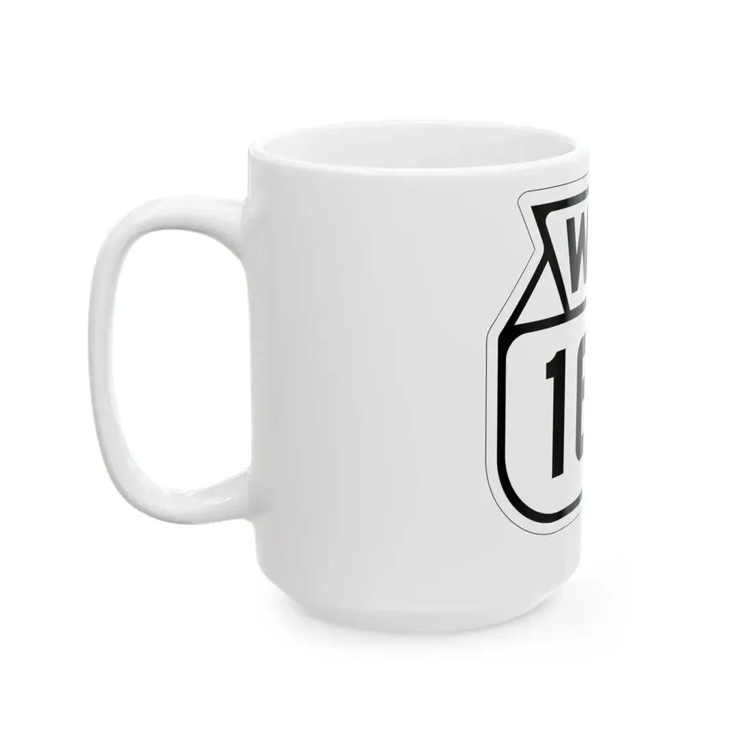 WIS 169 1938 (Wisconsin) (Road Sign) White Coffee Mug - Go Mug Yourself