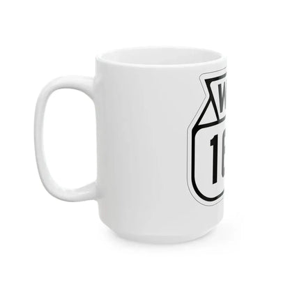 WIS 169 1938 (Wisconsin) (Road Sign) White Coffee Mug - Go Mug Yourself