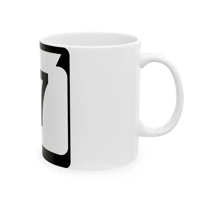 WIS 17 (Wisconsin) (Road Sign) White Coffee Mug - Go Mug Yourself