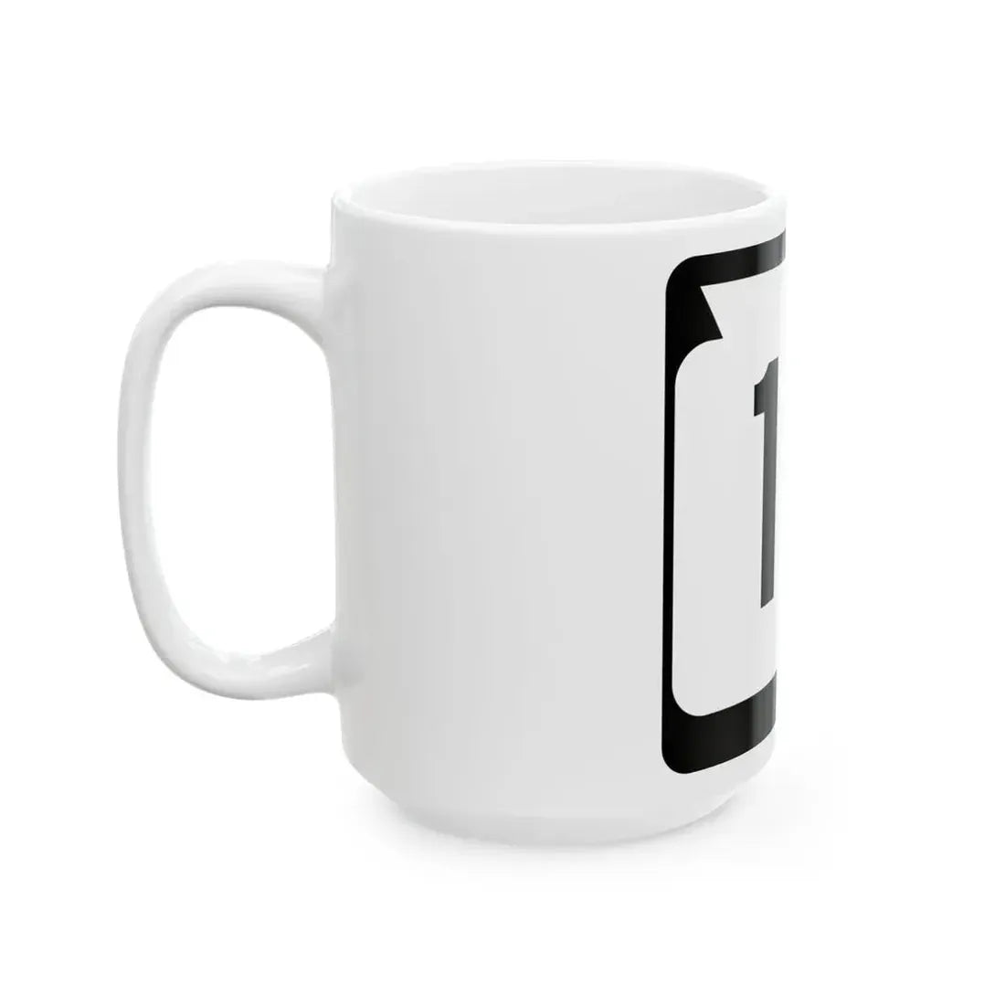 WIS 17 (Wisconsin) (Road Sign) White Coffee Mug - Go Mug Yourself
