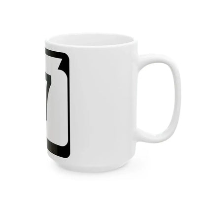 WIS 17 (Wisconsin) (Road Sign) White Coffee Mug - Go Mug Yourself