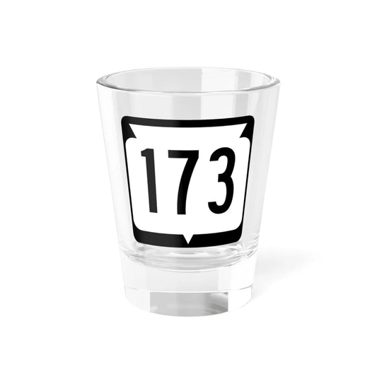 WIS 173 (Wisconsin) (Road Sign) Shot Glass 1.5oz 1.5oz - Go Mug Yourself