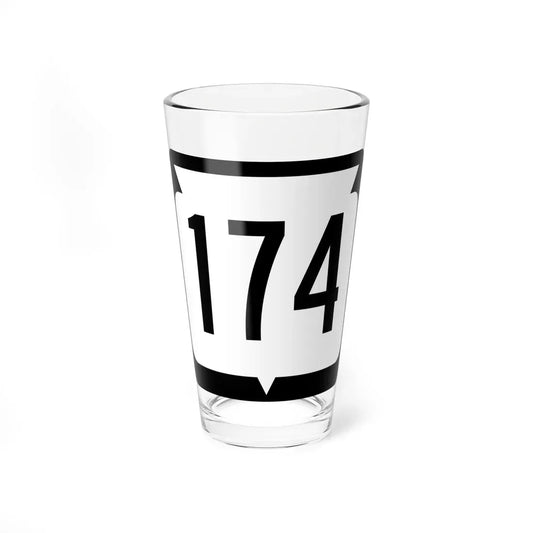 WIS 174 (Wisconsin) (Road Sign) Pint Glass 16oz 16oz - Go Mug Yourself