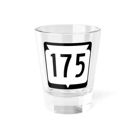 WIS 175 (Wisconsin) (Road Sign) Shot Glass 1.5oz 1.5oz - Go Mug Yourself