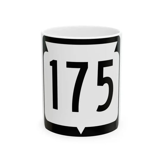 WIS 175 (Wisconsin) (Road Sign) White Coffee Mug 11oz - Go Mug Yourself