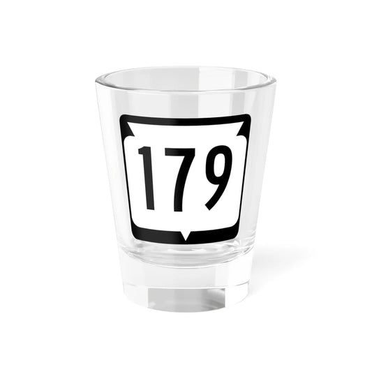 WIS 179 (Wisconsin) (Road Sign) Shot Glass 1.5oz 1.5oz - Go Mug Yourself