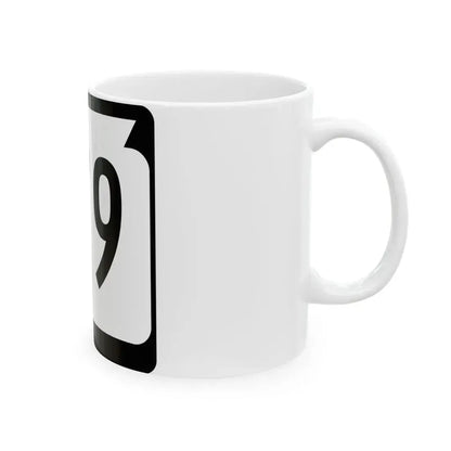 WIS 179 (Wisconsin) (Road Sign) White Coffee Mug - Go Mug Yourself