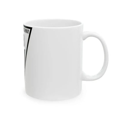 WIS 18 1919 (Wisconsin) (Road Sign) White Coffee Mug - Go Mug Yourself