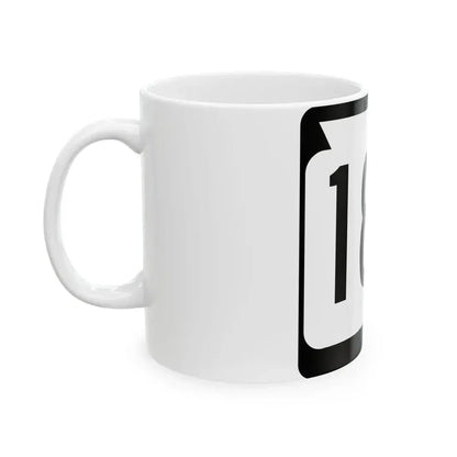WIS 180 (Wisconsin) (Road Sign) White Coffee Mug - Go Mug Yourself