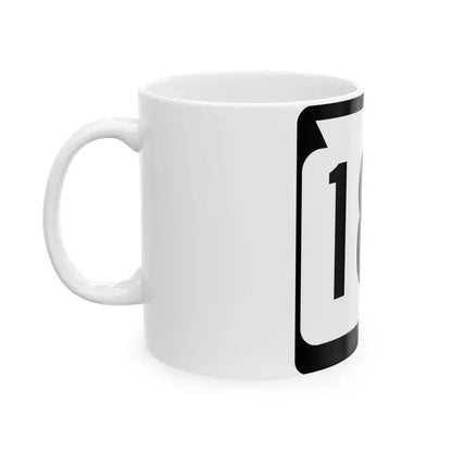 WIS 182 (Wisconsin) (Road Sign) White Coffee Mug - Go Mug Yourself