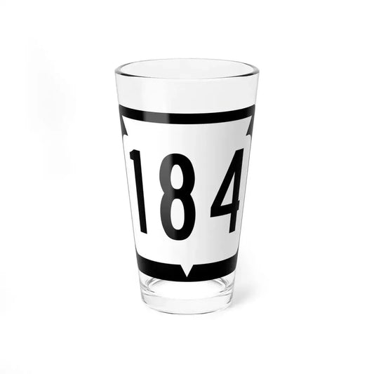 WIS 184 (Wisconsin) (Road Sign) Pint Glass 16oz 16oz - Go Mug Yourself