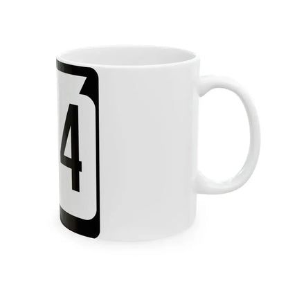 WIS 184 (Wisconsin) (Road Sign) White Coffee Mug - Go Mug Yourself