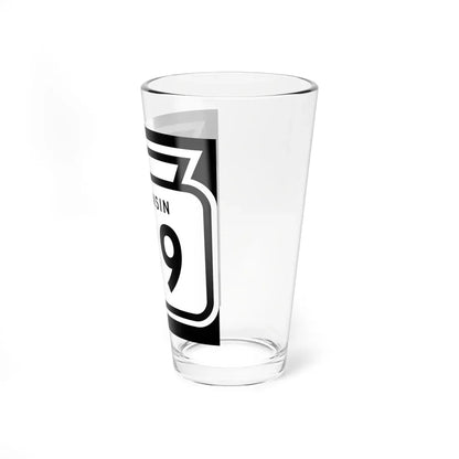 WIS 189 1958 (Wisconsin) (Road Sign) Pint Glass 16oz - Go Mug Yourself