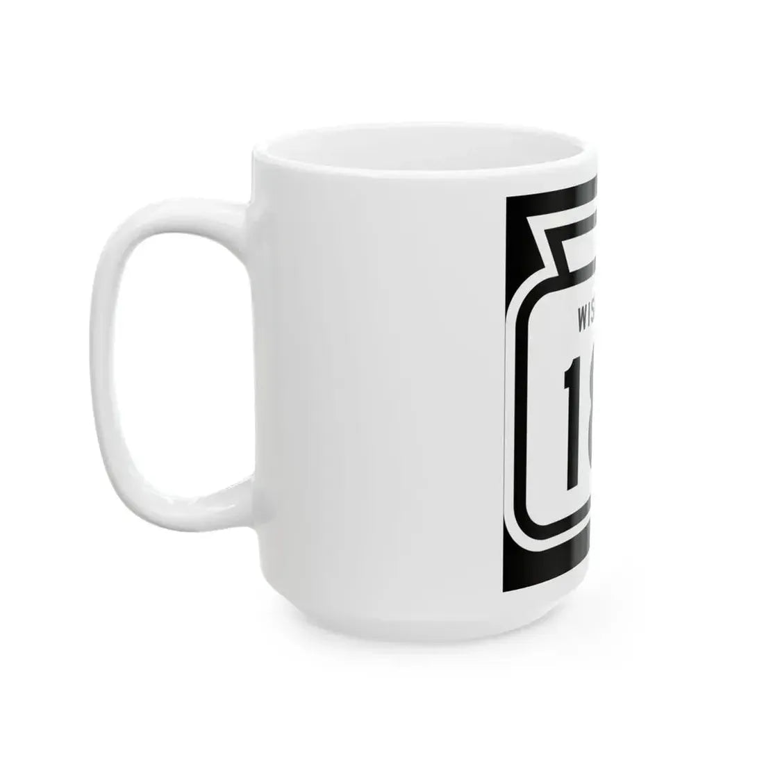 WIS 189 1958 (Wisconsin) (Road Sign) White Coffee Mug - Go Mug Yourself
