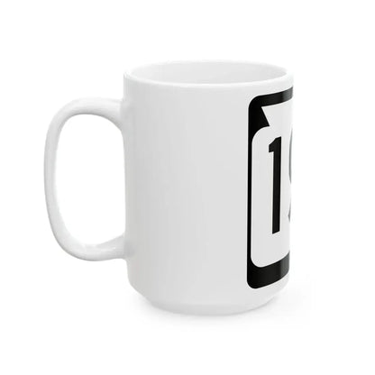 WIS 190 (Wisconsin) (Road Sign) White Coffee Mug - Go Mug Yourself