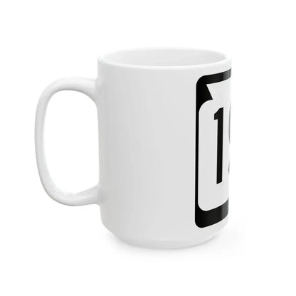 WIS 195 (Wisconsin) (Road Sign) White Coffee Mug - Go Mug Yourself