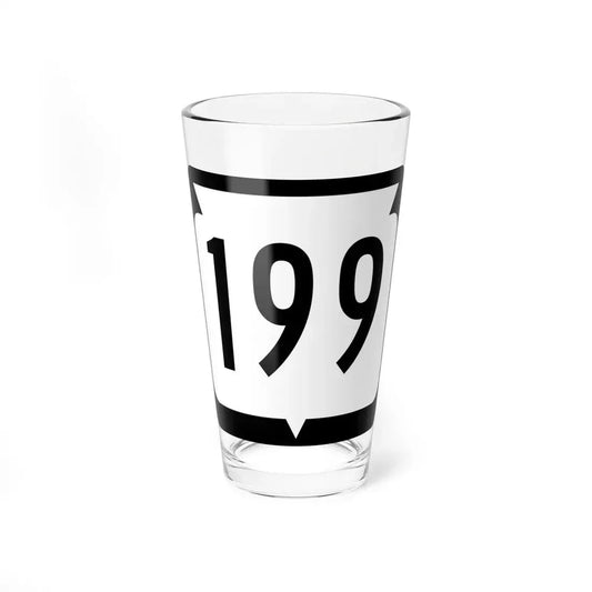 WIS 199 (Wisconsin) (Road Sign) Pint Glss 16oz 16oz - Go Mug Yourself