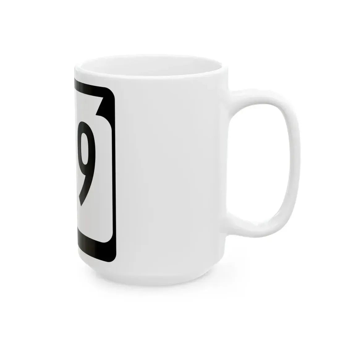 WIS 199 (Wisconsin) (Road Sign) White Coffee Mug - Go Mug Yourself