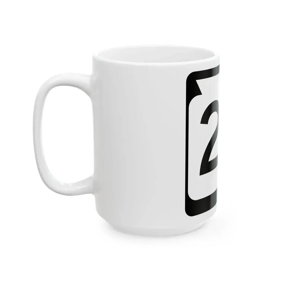 WIS 20 (Wisconsin) (Road Sign) White Coffee Mug - Go Mug Yourself