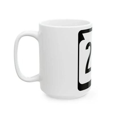 WIS 213 (Wisconsin) (Road Sign) White Coffee Mug - Go Mug Yourself