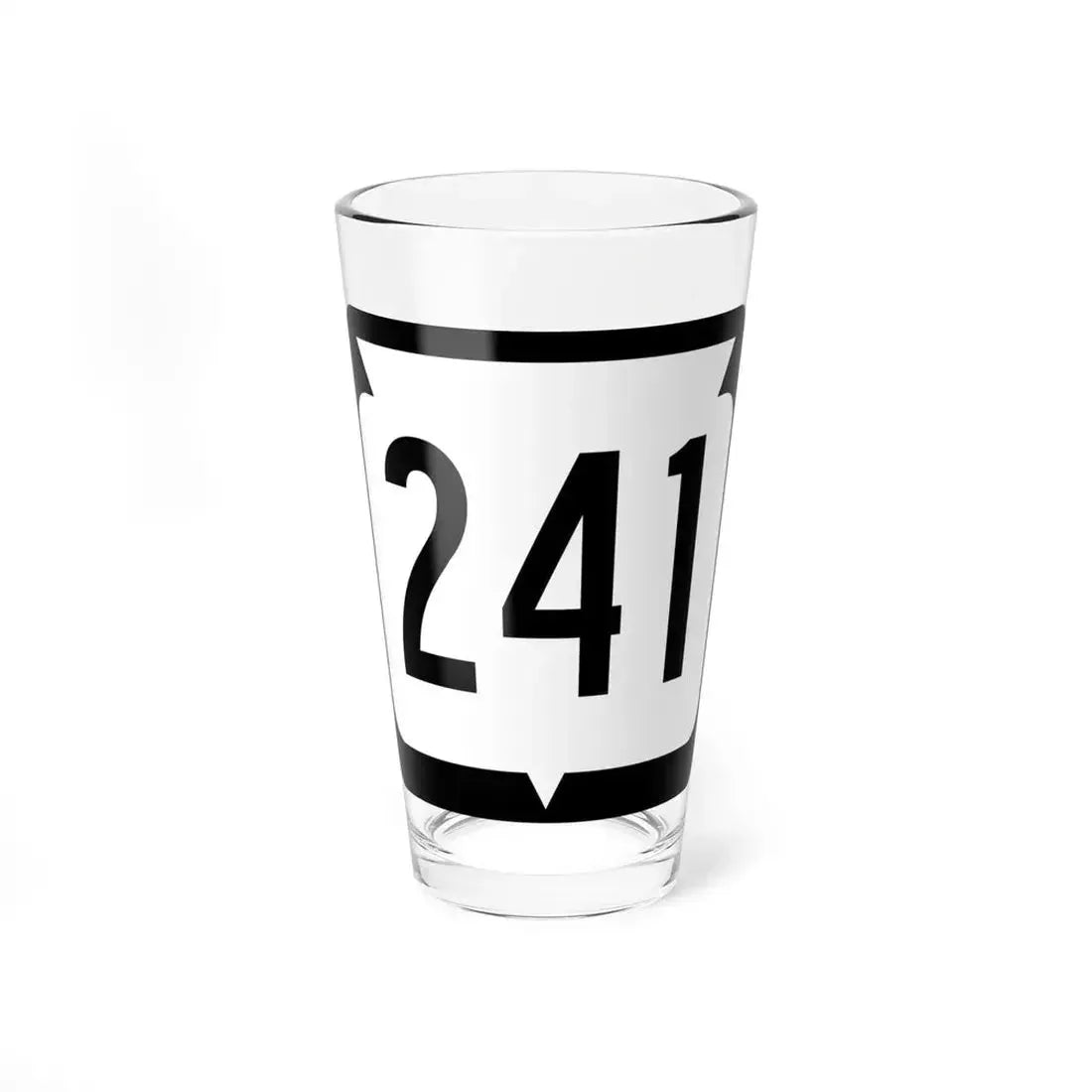 WIS 241 (Wisconsin) (Road Sign) Pint Glass 16oz 16oz - Go Mug Yourself