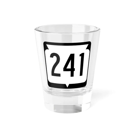 WIS 241 (Wisconsin) (Road Sign) Shot Glass 1.5oz 1.5oz - Go Mug Yourself