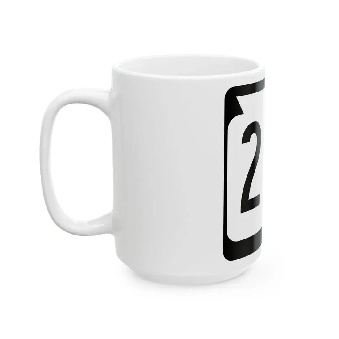 WIS 253 (Wisconsin) (Road Sign) White Coffee Mug - Go Mug Yourself