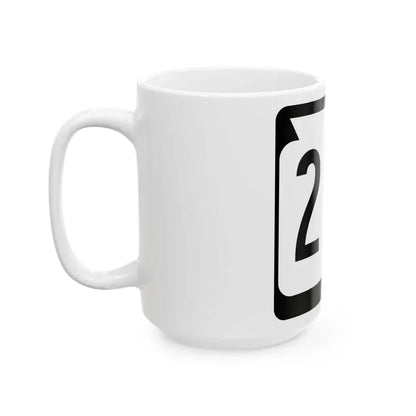 WIS 253 (Wisconsin) (Road Sign) White Coffee Mug - Go Mug Yourself