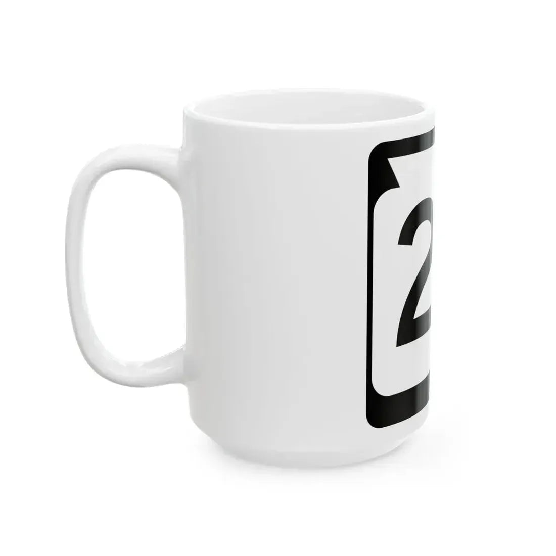 WIS 26 (Wisconsin) (Road Sign) White Coffee Mug - Go Mug Yourself