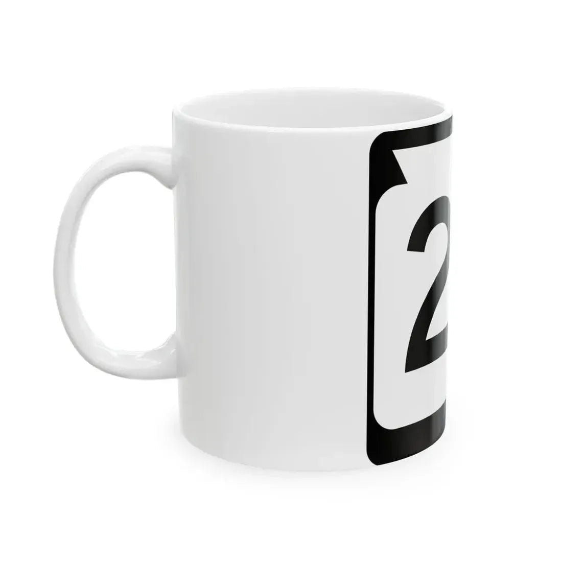 WIS 27 (Wisconsin) (Road Sign) White Coffee Mug - Go Mug Yourself