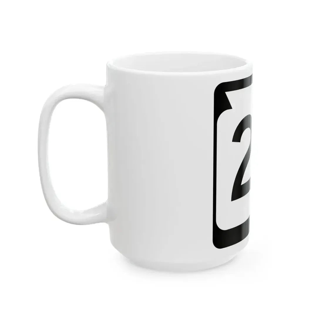 WIS 27 (Wisconsin) (Road Sign) White Coffee Mug - Go Mug Yourself