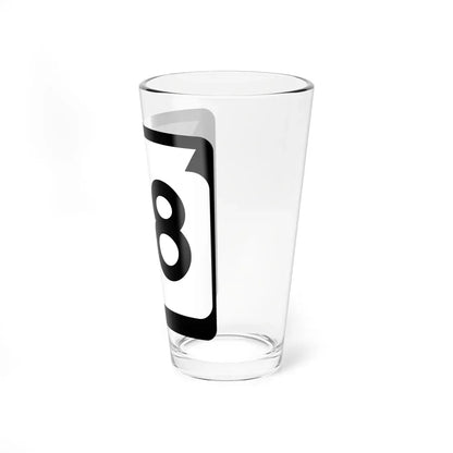 WIS 28 (Wisconsin) (Road Sign) Pint Glass 16oz - Go Mug Yourself