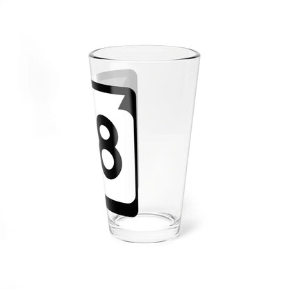WIS 28 (Wisconsin) (Road Sign) Pint Glss 16oz - Go Mug Yourself