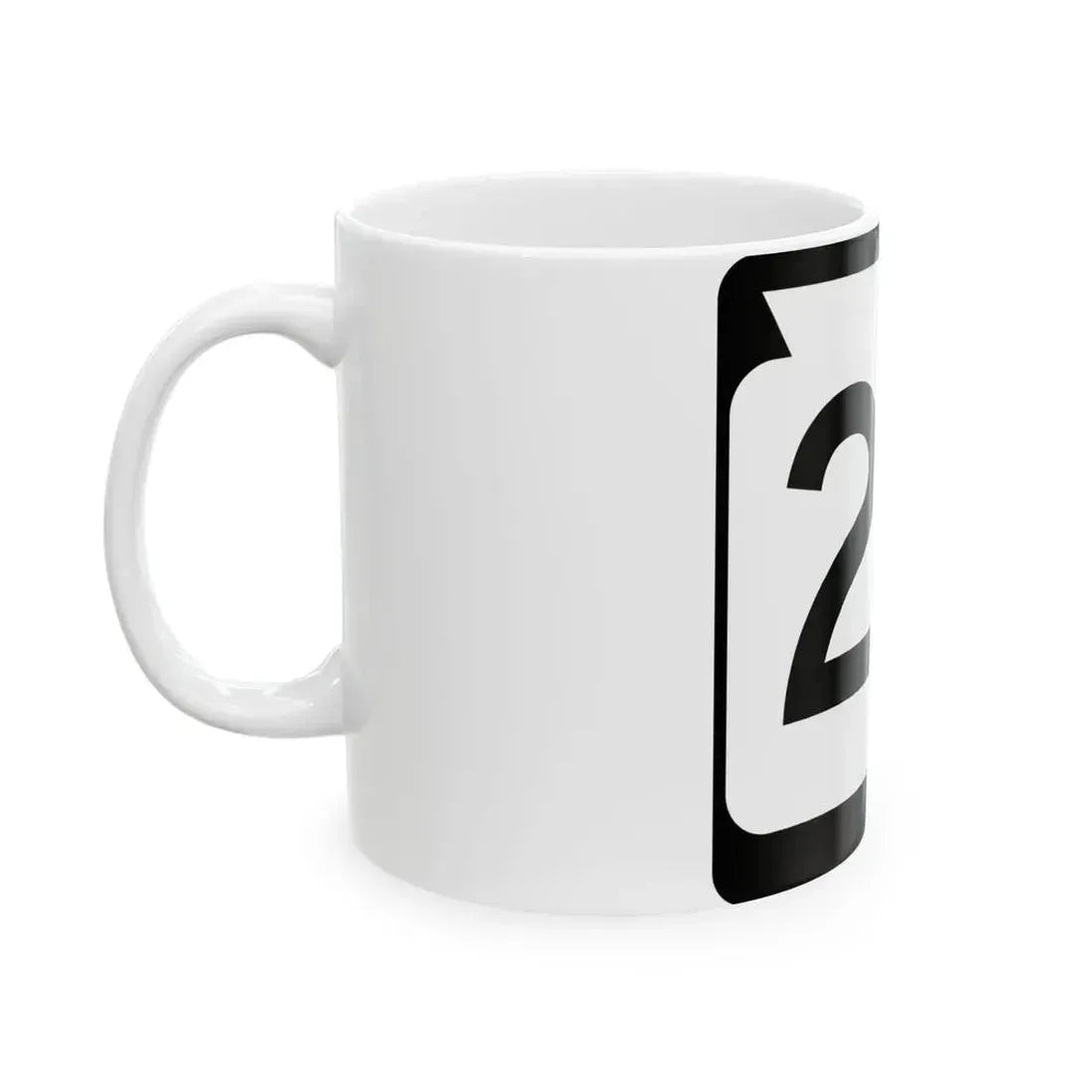 WIS 29 (Wisconsin) (Road Sign) White Coffee Mug - Go Mug Yourself