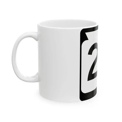 WIS 29 (Wisconsin) (Road Sign) White Coffee Mug - Go Mug Yourself