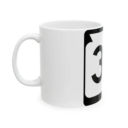 WIS 30 (Wisconsin) (Road Sign) White Coffee Mug - Go Mug Yourself