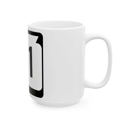 WIS 31 (Wisconsin) (Road Sign) White Coffee Mug - Go Mug Yourself