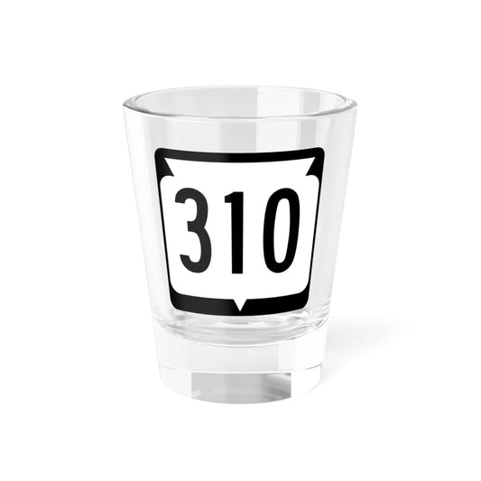 WIS 310 (Wisconsin) (Road Sign) Shot Glass 1.5oz 1.5oz - Go Mug Yourself