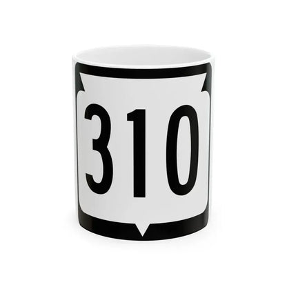 WIS 310 (Wisconsin) (Road Sign) White Coffee Mug 11oz - Go Mug Yourself
