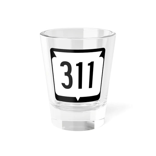 WIS 311 (Wisconsin) (Road Sign) Shot Glass 1.5oz 1.5oz - Go Mug Yourself