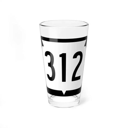 WIS 312 (Wisconsin) (Road Sign) Pint Glass 16oz 16oz - Go Mug Yourself