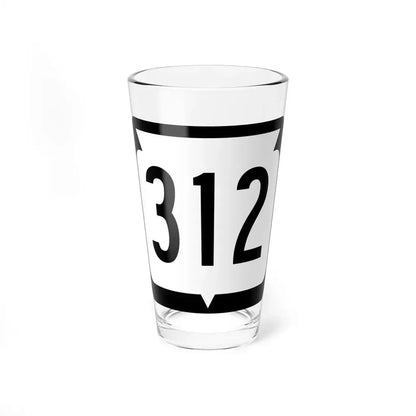 WIS 312 (Wisconsin) (Road Sign) Pint Glss 16oz 16oz - Go Mug Yourself