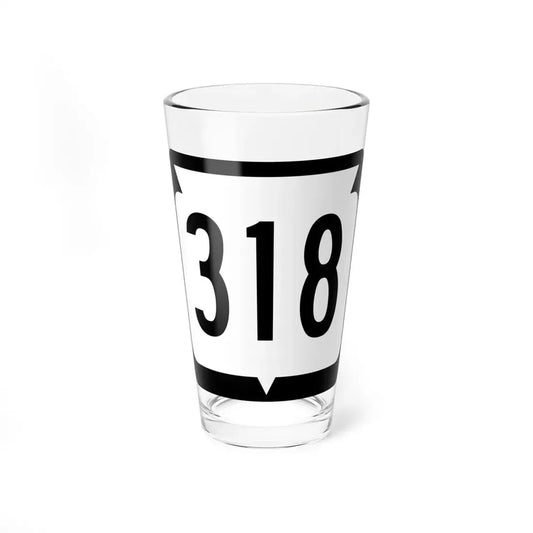 WIS 318 (Wisconsin) (Road Sign) Pint Glss 16oz 16oz - Go Mug Yourself