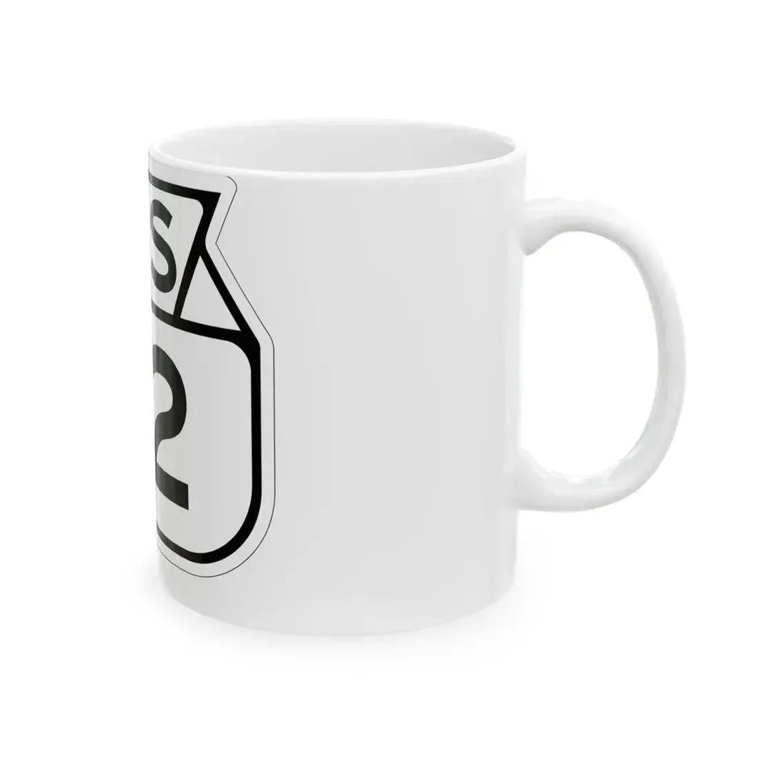 WIS 32 1949 (Wisconsin) (Road Sign) White Coffee Mug - Go Mug Yourself