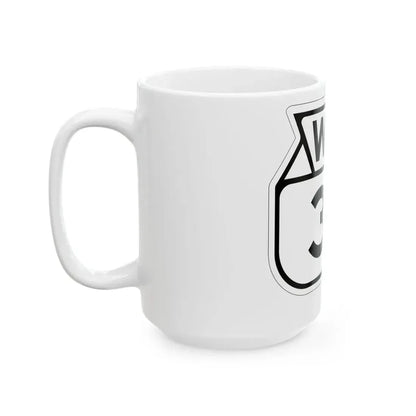 WIS 32 1949 (Wisconsin) (Road Sign) White Coffee Mug - Go Mug Yourself