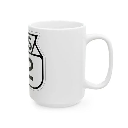 WIS 32 1949 (Wisconsin) (Road Sign) White Coffee Mug - Go Mug Yourself