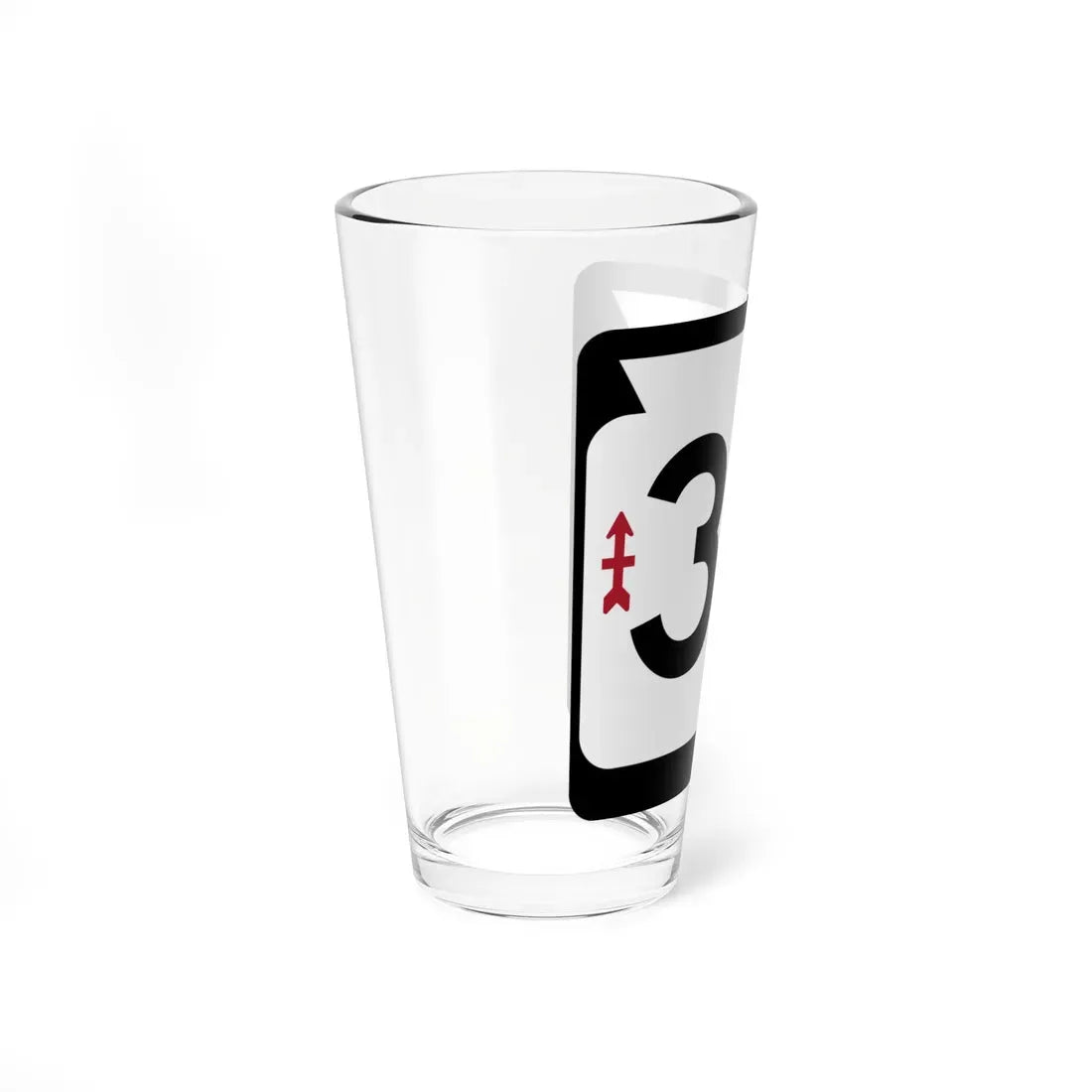 WIS 32 (Wisconsin) (Road Sign) Pint Glass 16oz - Go Mug Yourself